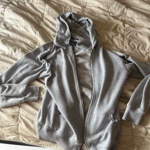 Comfy Grey zip up hoodie
